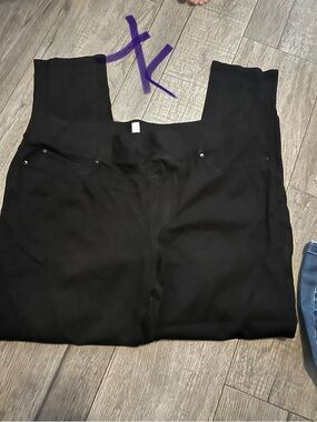 Black Stretch Ponte Pants